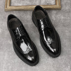 Stylish Chunky Sole Derby Shoes: Men's Premium Party Dress Shoesyes