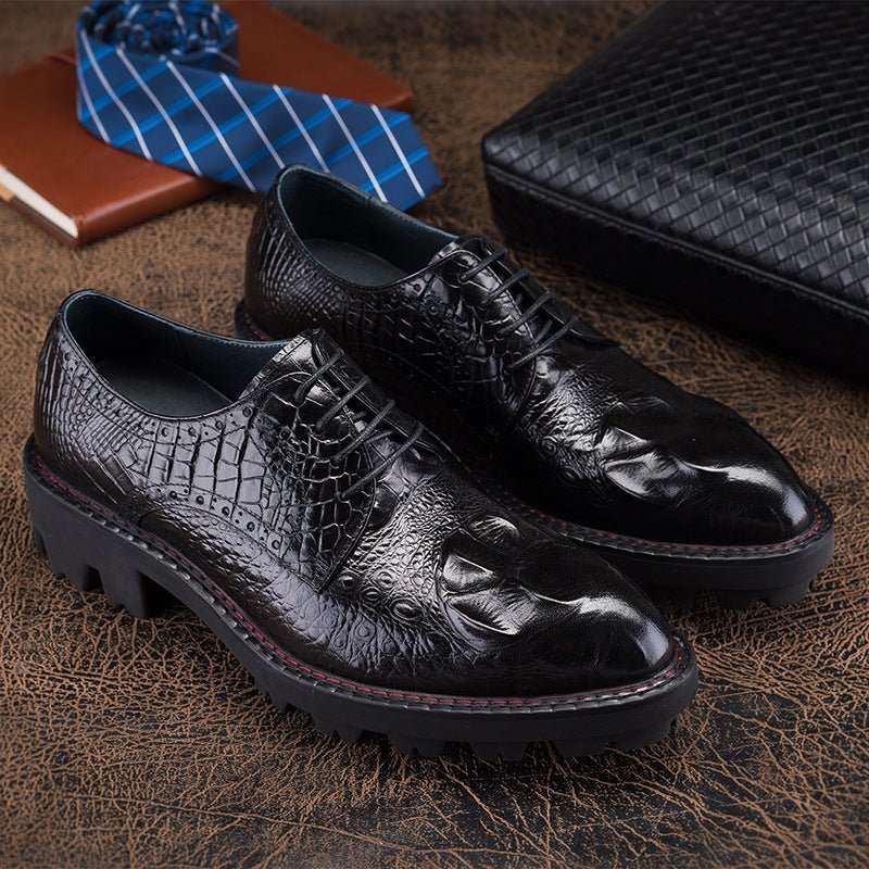 Stylish Lug Sole Derby Shoes: Men's Premium Party Formal Dress Shoesyes