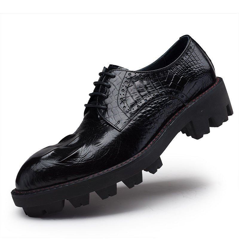 Stylish Lug Sole Derby Shoes: Men's Premium Party Formal Dress Shoesyes