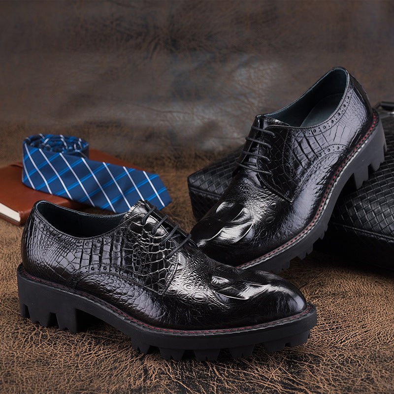 Stylish Lug Sole Derby Shoes: Men's Premium Party Formal Dress Shoesyes