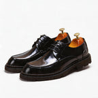 Trending Men's Platform Derby: Fashion Moc Toe Business Dress