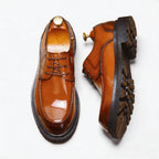 Trending Men's Platform Derby: Fashion Moc Toe Business Dress