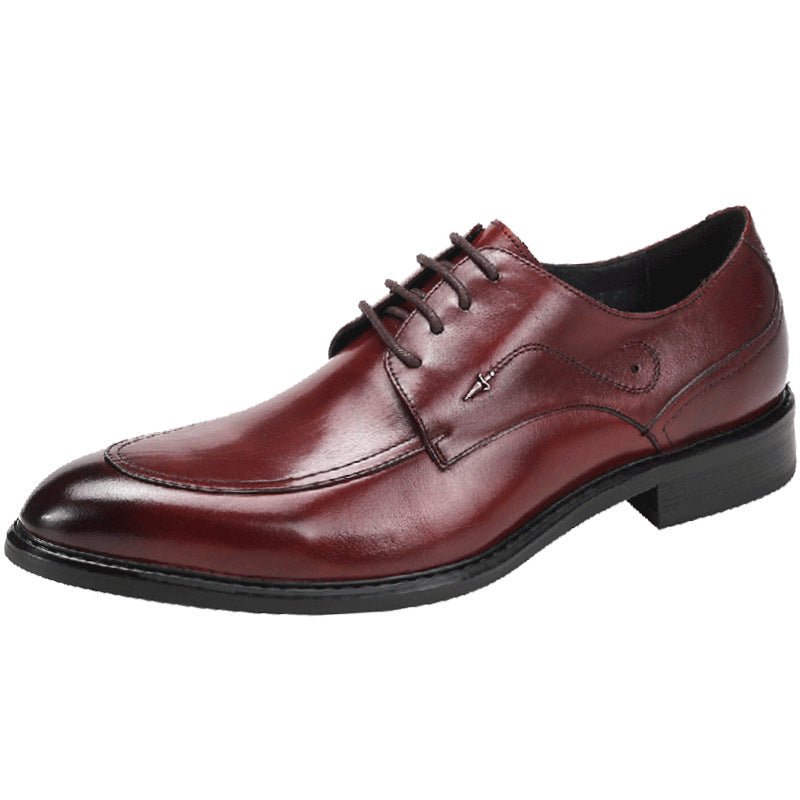 Trending Men's Printed Sole Derby: Fashion Moc Toe Business Dress