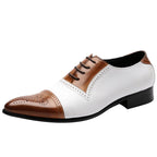 Two - Tone Wingtip Oxford Shoes Gatsby Party Dress Shoes Menyes