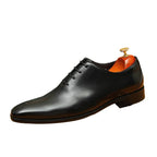 Wholecut Oxford Shoes Elegant Groom Wedding Dress Shoes Menyes