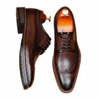 Wingtip Brogue Oxford Shoes Groomsmen Wedding Dress Shoes Menyes