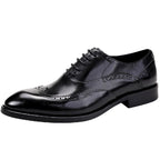 Wingtip Brogue Oxford Shoes Modern Groom Wedding Dress Shoes Menyes