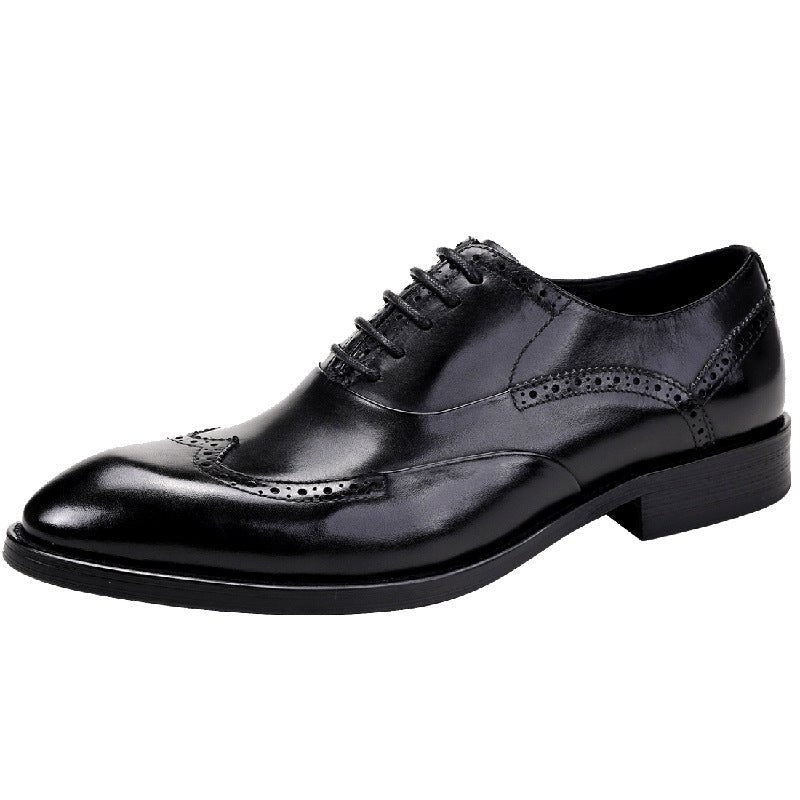 Wingtip Brogue Oxford Shoes Modern Groom Wedding Dress Shoes Menyes