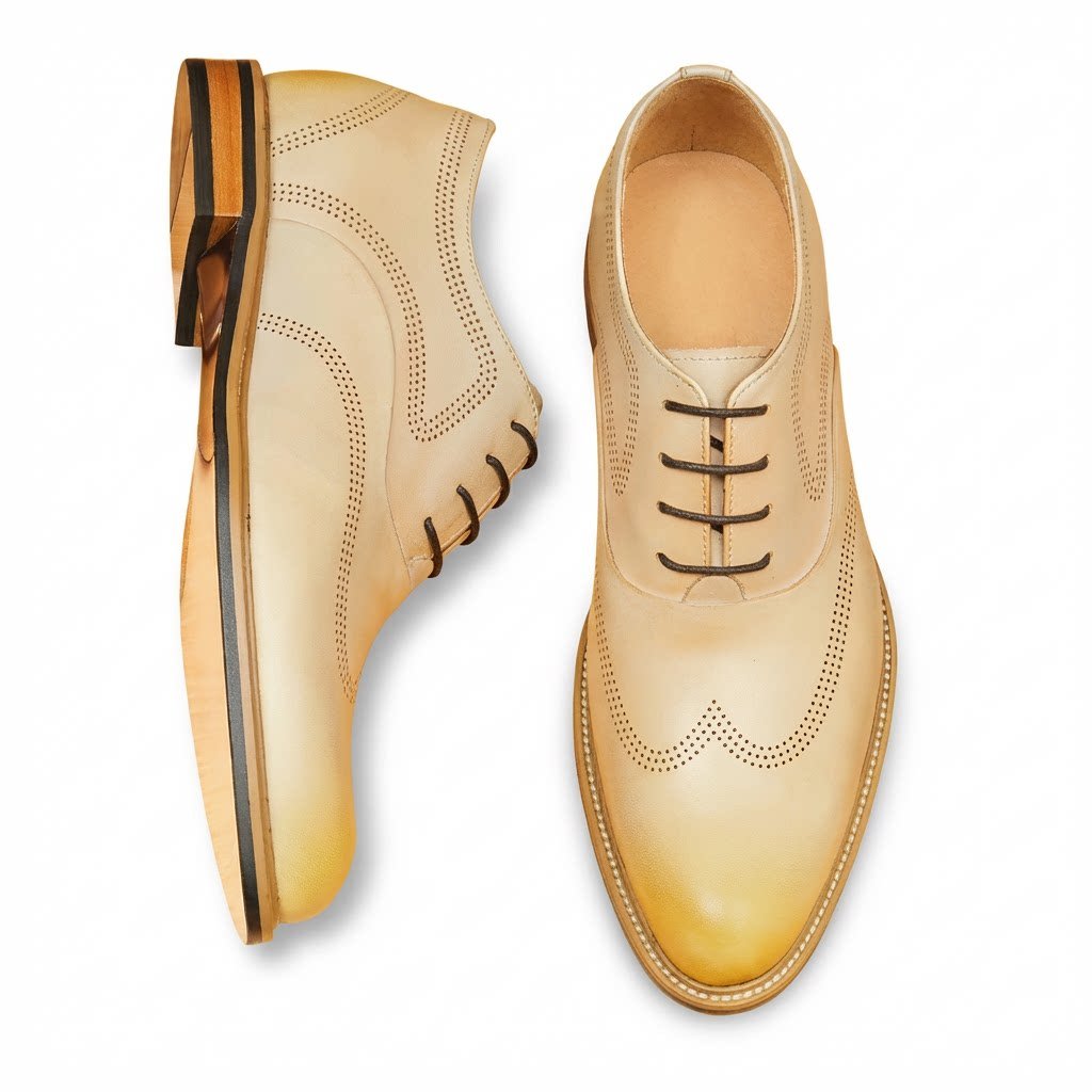 Wingtip Brogue Oxford Shoes Summer Wedding Dress Shoes Menyes