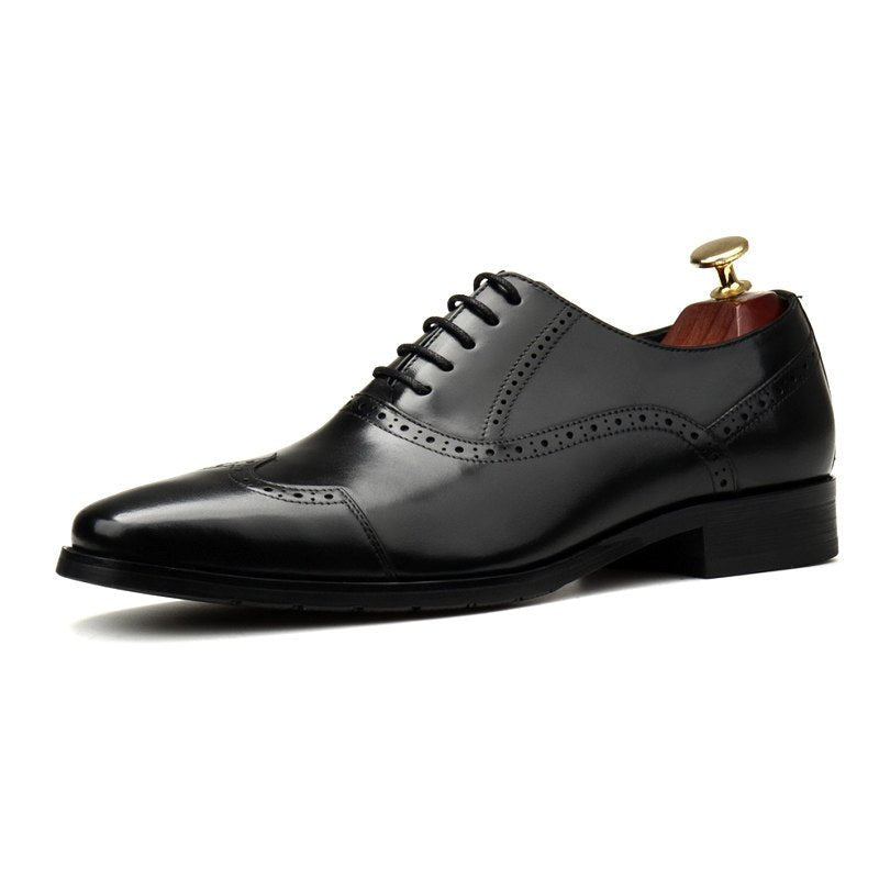 Wingtip Brogue Oxfords: Modern Fashion Wedding Men's Dress Shoesyes