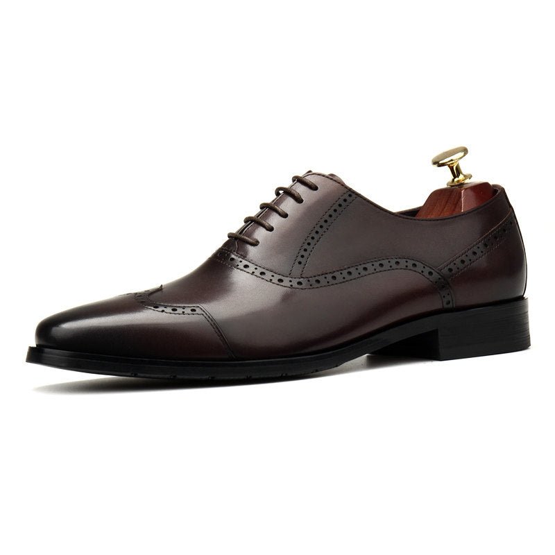 Wingtip Brogue Oxfords: Modern Fashion Wedding Men's Dress Shoesyes
