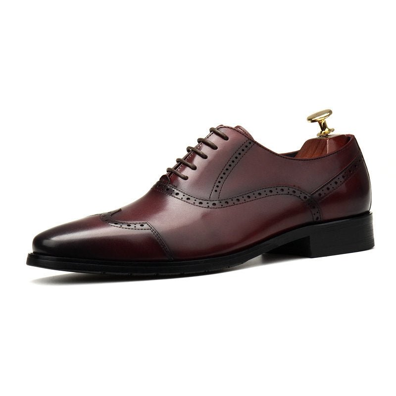 Wingtip Brogue Oxfords: Modern Fashion Wedding Men's Dress Shoesyes