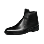 zipper ankle boots formal boots for men Dress shoesyes