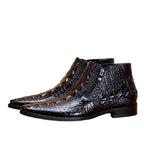 zipper men's style dress boots fashion Ankle bootsyes